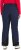 Ulla Popken Performance Trousers Waterproof Zip Pockets Snow Gaiter Navy - Jeans & Bukser i Store Størrelser – Plus Size - Jeans og bukser, EU 42-70