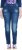 Ulla Popken Lightly Distressed Stretch Fit Jeans Blue Denim - Jeans & Bukser i Store Størrelser – Plus Size - Jeans og bukser, EU 42-70