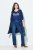 Ulla Popken Stretch Fit Bootcut Jeans Blue Denim - Jeans - Store jeans for damer