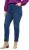 Ulla Popken Splatter Painted Jeans Blue - Jeans & Bukser i Store Størrelser – Plus Size - Jeans og bukser, EU 42-70