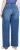 Ulla Popken Extra Wide Leg Stretch Fit Jeans Denim Blue - Jeans & Bukser i Store Størrelser – Plus Size - Jeans og bukser, EU 42-70