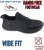 D555 Doncaster Kingsize Hands Free with Faux Laces Black - Sneakers - 
