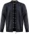 D555 Dereham 2 Knitted Sweater with Zipper Charcoal TALL - TALL gensere - 