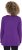 Ulla Popken Sequined Star Rolled Edge Sweater Dark Purple - Hettegensere og collegegensere - Myke gensere, hettegensere og strikk