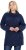 Ulla Popken Space Yarn Oversized Turtleneck Sweater Blue - Hettegensere og collegegensere - Myke gensere, hettegensere og strikk