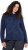 Ulla Popken Textured Glitter Embroidery Oversized Sweater Ink Blue - Hettegensere og collegegensere - 