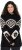 Ulla Popken Aztec Pattern Turtleneck Sweater Black - Hettegensere og collegegensere - Myke gensere, hettegensere og strikk