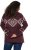 Ulla Popken Aztec Pattern Turtleneck Sweater Plum - Hettegensere og collegegensere - 