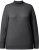 Ulla Popken Long Sleeves Mock Turtleneck Sweater Charcoal Grey Melange - Hettegensere og collegegensere - 
