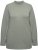 Ulla Popken Long Sleeves Mock Turtleneck Sweater Grey - Hettegensere og collegegensere - Myke gensere, hettegensere og strikk
