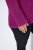 Ulla Popken Long Sleeves Mock Turtleneck Sweater Berry - Hettegensere og collegegensere - Myke gensere, hettegensere og strikk