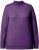 Ulla Popken Long Sleeves Mock Turtleneck Sweater Deep Violet - Hettegensere og collegegensere - Myke gensere, hettegensere og strikk