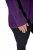 Ulla Popken Long Sleeves Mock Turtleneck Sweater Deep Violet - Hettegensere og collegegensere - Myke gensere, hettegensere og strikk