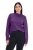 Ulla Popken Long Sleeves Mock Turtleneck Sweater Deep Violet - Hettegensere og collegegensere - Myke gensere, hettegensere og strikk