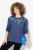 Ulla Popken Sequined Neck Long Sleeve Sweatshirt Ink Blue - Hettegensere og collegegensere - Myke gensere, hettegensere og strikk