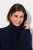 Ulla Popken Ribbed Knit Turtleneck Sweater Navy - Hettegensere og collegegensere - Myke gensere, hettegensere og strikk
