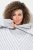 Ulla Popken Graphic Stripe Long Sleeve Turtleneck Sweater Silver Melange - Hettegensere og collegegensere - Myke gensere, hettegensere og strikk