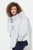 Ulla Popken Graphic Stripe Long Sleeve Turtleneck Sweater Silver Melange - Hettegensere og collegegensere - Myke gensere, hettegensere og strikk