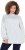 Ulla Popken Graphic Stripe Long Sleeve Turtleneck Sweater Silver Melange - Hettegensere og collegegensere - Myke gensere, hettegensere og strikk