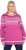 Ulla Popken Norwegian Style Pastel Tone Long Sleeve Sweater Summer Berry - Hettegensere og collegegensere - Myke gensere, hettegensere og strikk