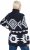 Ulla Popken Aztec-Inspired Long Sleeve Turtleneck Sweater Navy - Hettegensere og collegegensere - Myke gensere, hettegensere og strikk