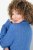 Ulla Popken Cable Knit Long Sleeve Turtleneck Sweater Teal Blue - Hettegensere og collegegensere - Myke gensere, hettegensere og strikk