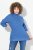 Ulla Popken Cable Knit Long Sleeve Turtleneck Sweater Teal Blue - Hettegensere og collegegensere - Myke gensere, hettegensere og strikk