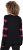 Ulla Popken Heart Print Long Sleeve V-Neck Sweater Black - Hettegensere og collegegensere - Myke gensere, hettegensere og strikk