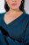 Ulla Popken Soft Fine Knit Pullover V-Neck Sweatshirt Teal - Hettegensere og collegegensere - Myke gensere, hettegensere og strikk