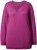 Ulla Popken Casual V-Neck Long Sleeve Sweater Berry - Hettegensere og collegegensere - Myke gensere, hettegensere og strikk