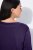 Ulla Popken Soft Fine Knit Pullover V-Neck Sweatshirt Deep Violet - Hettegensere og collegegensere - Myke gensere, hettegensere og strikk