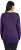 Ulla Popken Soft Fine Knit Pullover V-Neck Sweatshirt Deep Violet - Hettegensere og collegegensere - Myke gensere, hettegensere og strikk