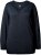 Ulla Popken Casual V-Neck Long Sleeve Sweater Navy Blue - Hettegensere og collegegensere - 
