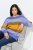 Ulla Popken Colorful Chunky Striped Sweater Lavender - Hettegensere og collegegensere - Myke gensere, hettegensere og strikk