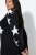 Ulla Popken Glitter Stars Soft Knit Sweater Black - Hettegensere og collegegensere - Myke gensere, hettegensere og strikk