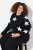 Ulla Popken Glitter Stars Soft Knit Sweater Black - Hettegensere og collegegensere - Myke gensere, hettegensere og strikk