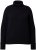 Ulla Popken Turtleneck Sweater with Ribbed Inserts Black - Hettegensere og collegegensere - 