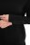 Ulla Popken Turtleneck Ribbed Trim Long Sleeve Sweater Black - Hettegensere og collegegensere - Myke gensere, hettegensere og strikk