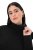 Ulla Popken Turtleneck Ribbed Trim Long Sleeve Sweater Black - Hettegensere og collegegensere - Myke gensere, hettegensere og strikk