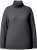 Ulla Popken Turtleneck Ribbed Trim Long Sleeve Sweater Charcoal Grey Melange - Hettegensere og collegegensere - Myke gensere, hettegensere og strikk