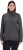 Ulla Popken Turtleneck Ribbed Trim Long Sleeve Sweater Charcoal Grey Melange - Hettegensere og collegegensere - Myke gensere, hettegensere og strikk