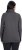 Ulla Popken Turtleneck Ribbed Trim Long Sleeve Sweater Charcoal Grey Melange - Hettegensere og collegegensere - Myke gensere, hettegensere og strikk