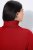 Ulla Popken Turtleneck Ribbed Trim Long Sleeve Sweater Salsa Red - Hettegensere og collegegensere - Myke gensere, hettegensere og strikk