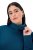 Ulla Popken Turtleneck Ribbed Trim Long Sleeve Sweater Cerulean - Hettegensere og collegegensere - Myke gensere, hettegensere og strikk