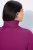 Ulla Popken Turtleneck Ribbed Trim Long Sleeve Sweater Berry - Hettegensere og collegegensere - Myke gensere, hettegensere og strikk