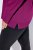Ulla Popken Turtleneck Ribbed Trim Long Sleeve Sweater Berry - Hettegensere og collegegensere - Myke gensere, hettegensere og strikk