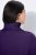 Ulla Popken Turtleneck Ribbed Trim Long Sleeve Sweater Deep Violet - Hettegensere og collegegensere - Myke gensere, hettegensere og strikk