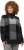 Ulla Popken Grand Check Long Sleeve Sweater Charcoal Grey Melange - Hettegensere og collegegensere - 
