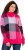 Ulla Popken Grand Check Long Sleeve Sweater Red Pink - Hettegensere og collegegensere - Myke gensere, hettegensere og strikk