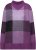 Ulla Popken Grand Check Long Sleeve Sweater Violet - Hettegensere og collegegensere - Myke gensere, hettegensere og strikk